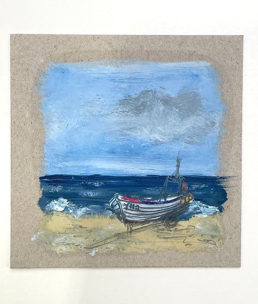 Cley Framed -  Sketchy Oil 9” x 9”