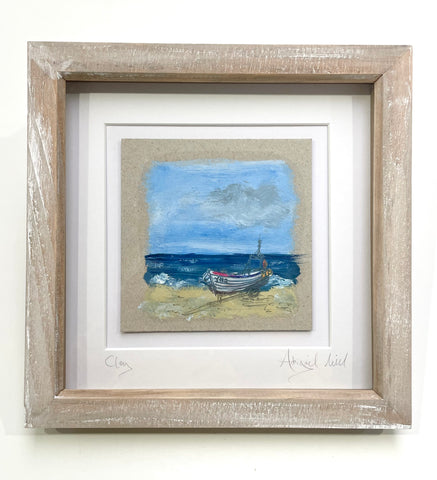 Cley Framed -  Sketchy Oil 9” x 9”