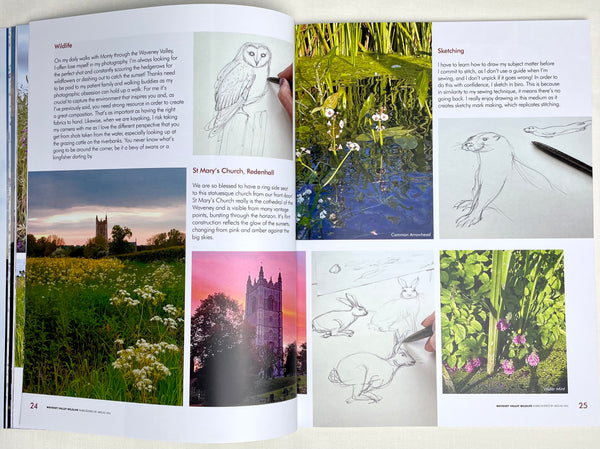 Waveney Valley Wildlife - Embroidered by Abigail Mill
