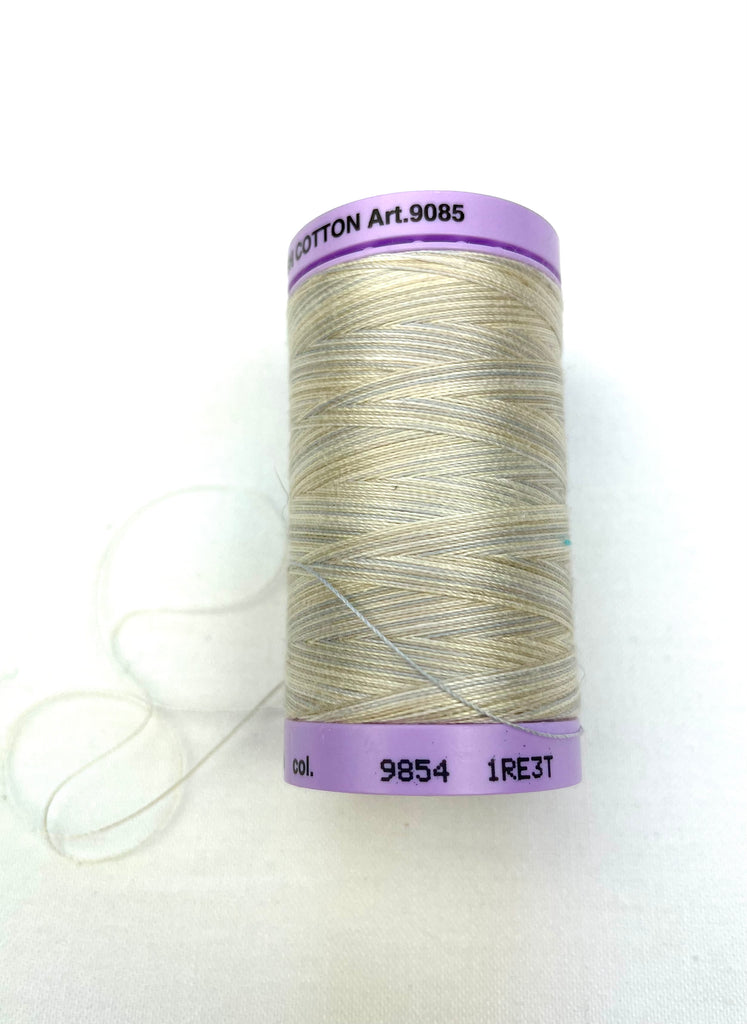 Large Oat Variegated Mettler Thread 9854 - 457m