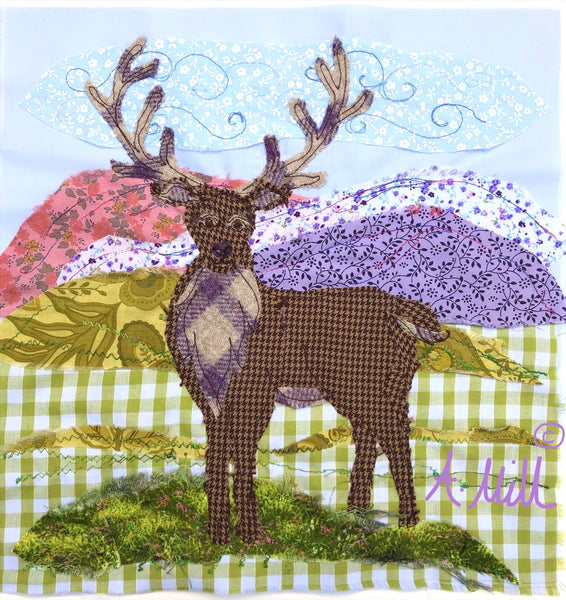 Highland Stag Sewing kit