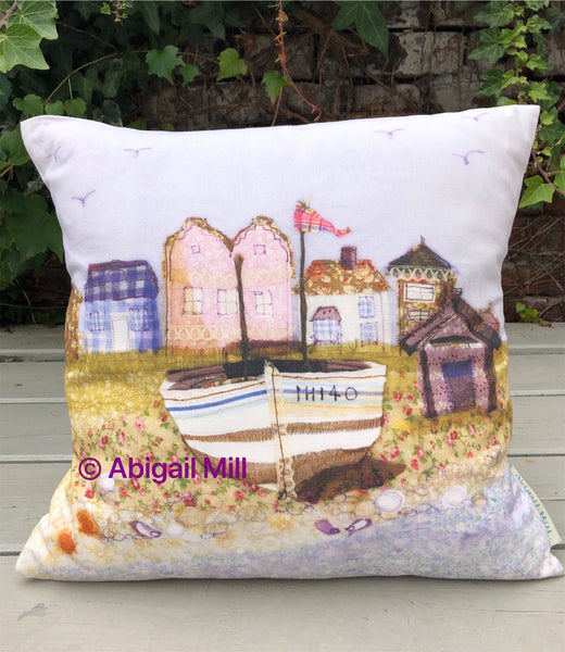Aldeburgh Fishing Boat - Cushion cover