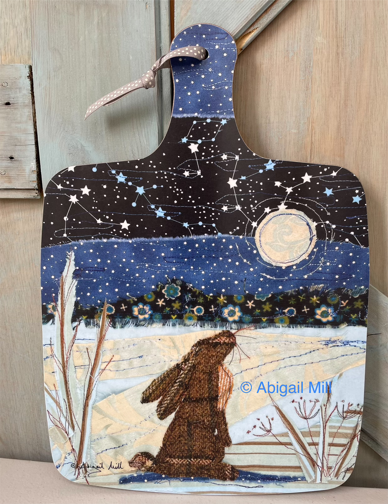 Moongazing Hare - Large Chopping Board