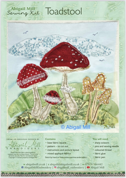 Toadstool sewing kit