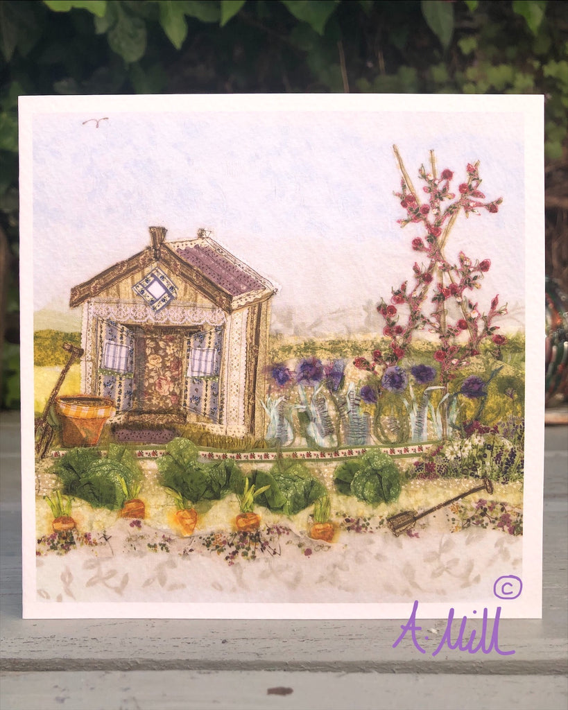 Potting Shed Greetings card