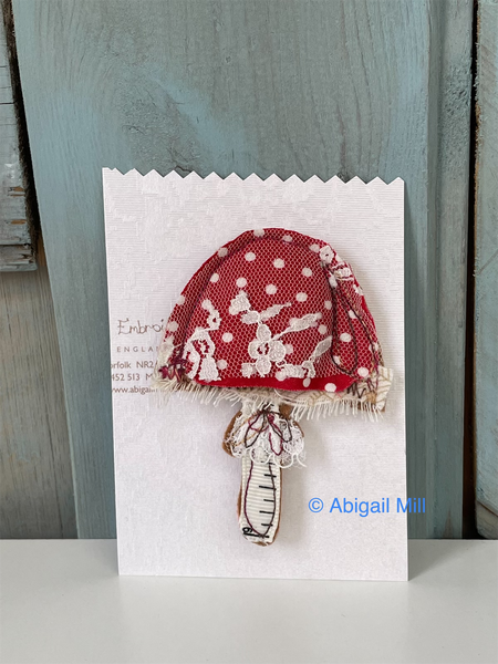 Toadstool Fly Agaric Brooch