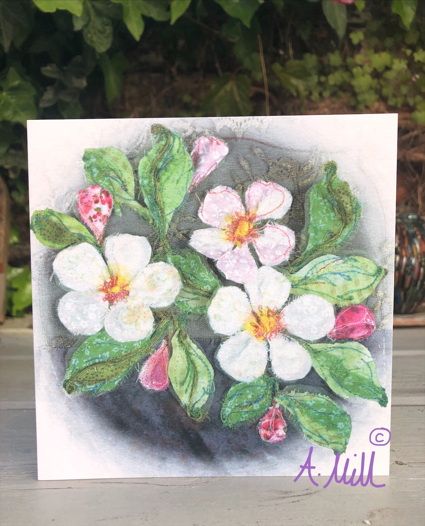 Apple Blossom Greetings card