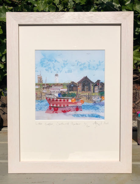 Crofters Fishing boat, Southwold, Framed Print