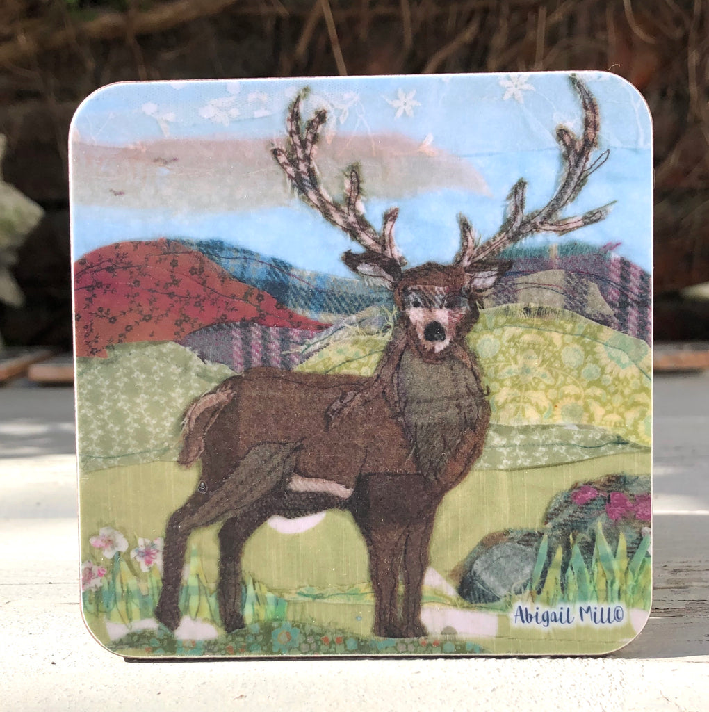 Stag Coaster