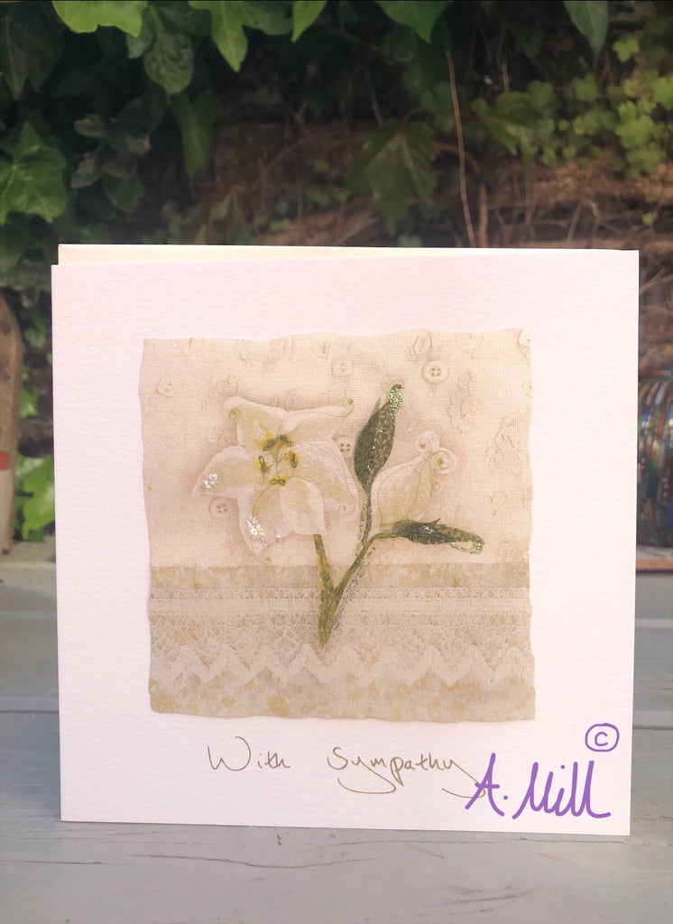 Sympathy Handmade Greetings card