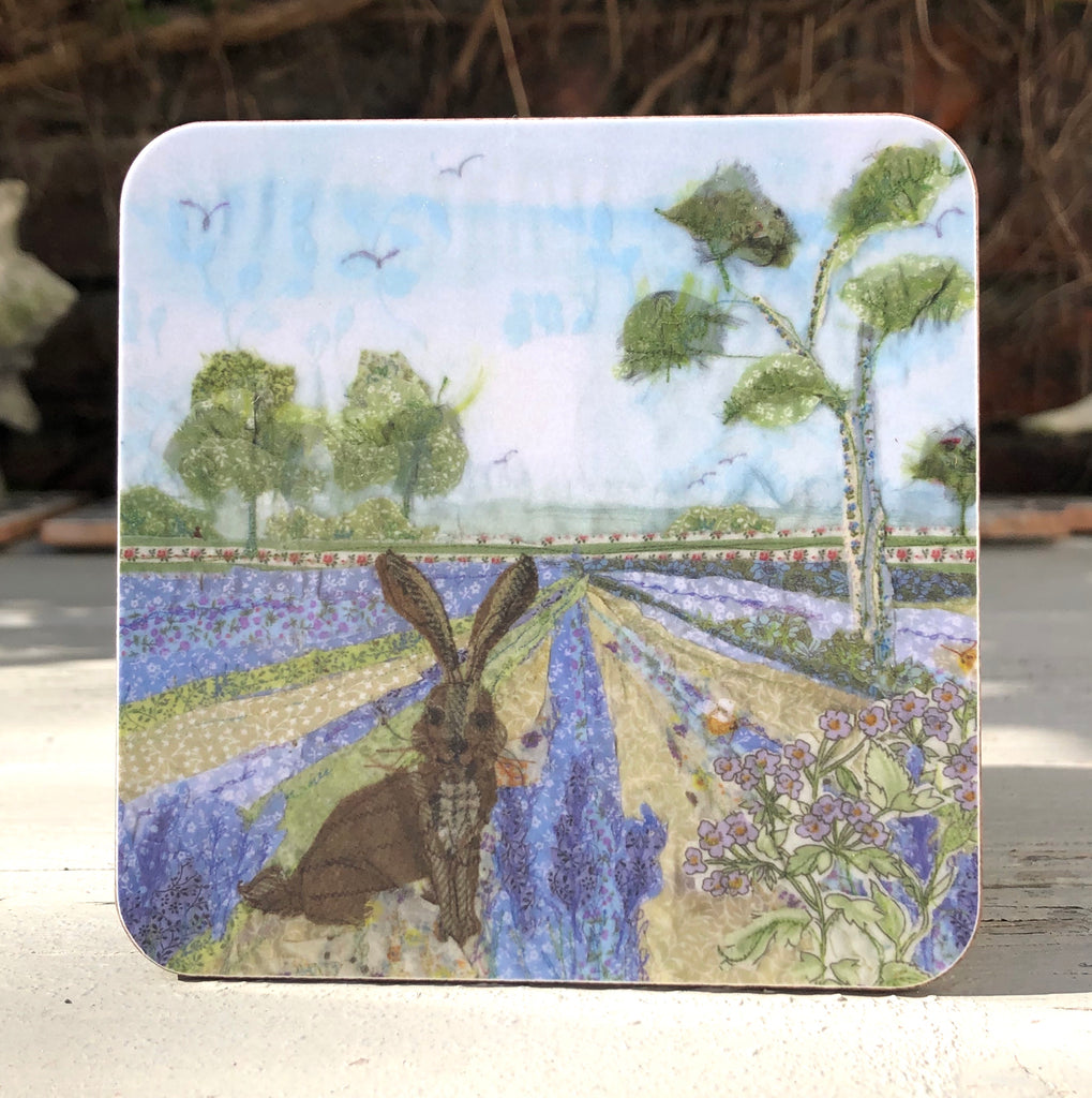 Lavender Hare Coaster