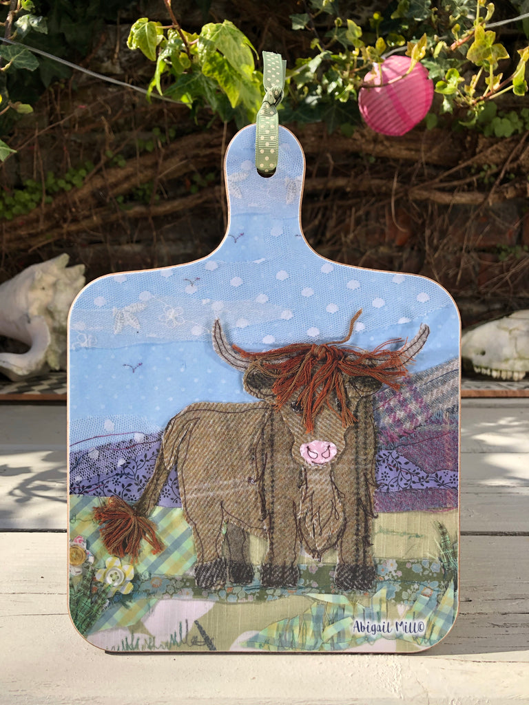 Highland Cow Little Chopping Board