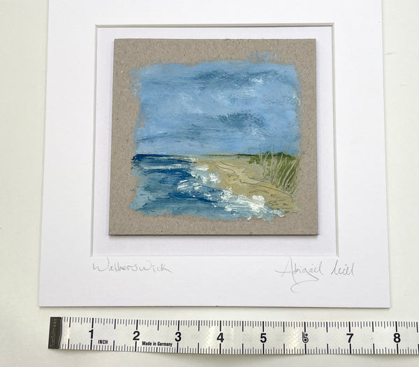Walberswick Framed -  Sketchy Oil 9” x 9”