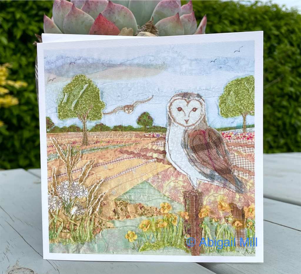 Barn Owl Greetings card
