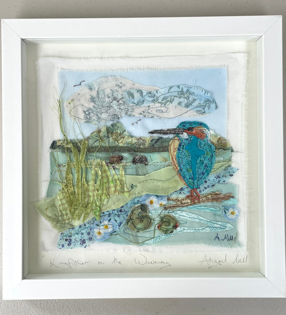 Kingfisher on the Waveney - Framed