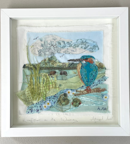 Kingfisher on the Waveney - Framed