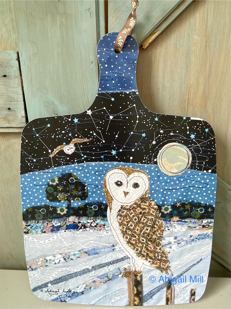 Midnight Owl - Large Chopping Board