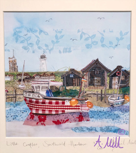 Crofters Fishing boat, Southwold, Framed Print