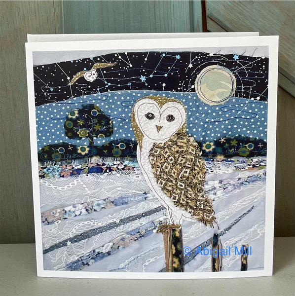 Midnight Owl Greetings card