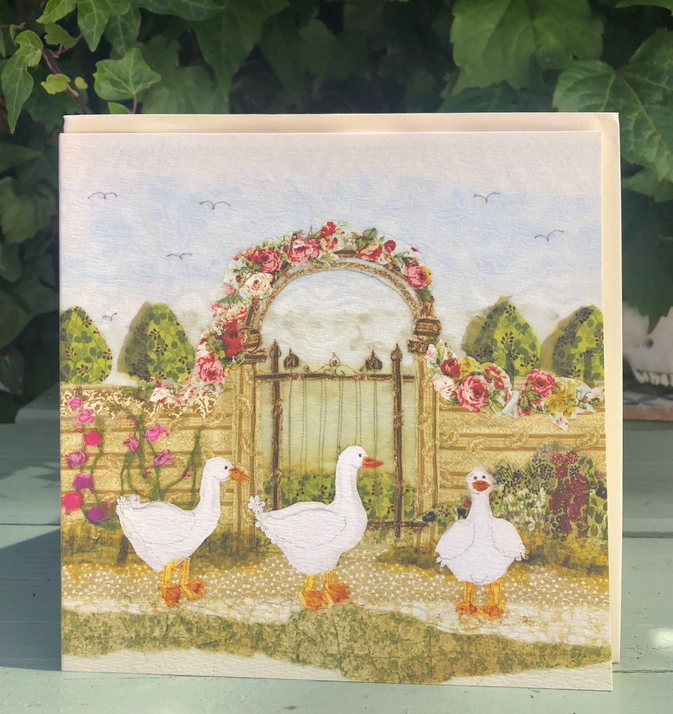 Geese Greetings card