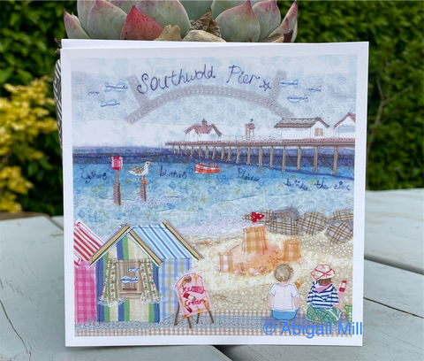 Southwold Pier Greetings card