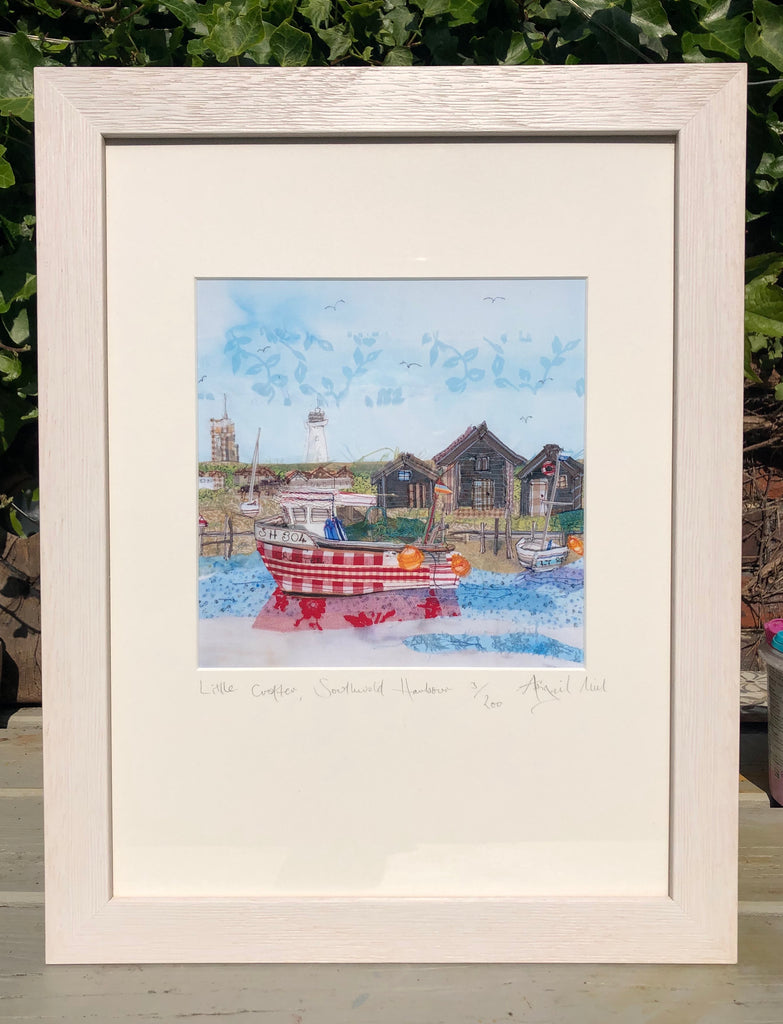 Crofters Fishing boat, Southwold, Framed Print
