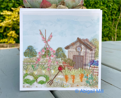 Potting Shed Greetings card