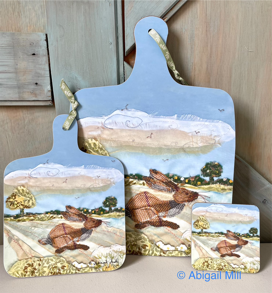 Spring Hare - Large Chopping Board