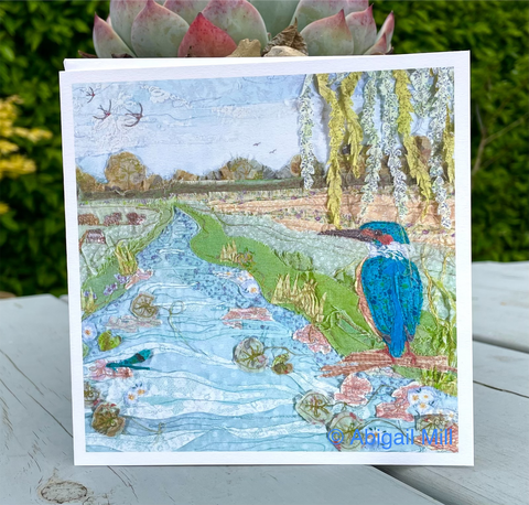 Kingfisher Greetings card