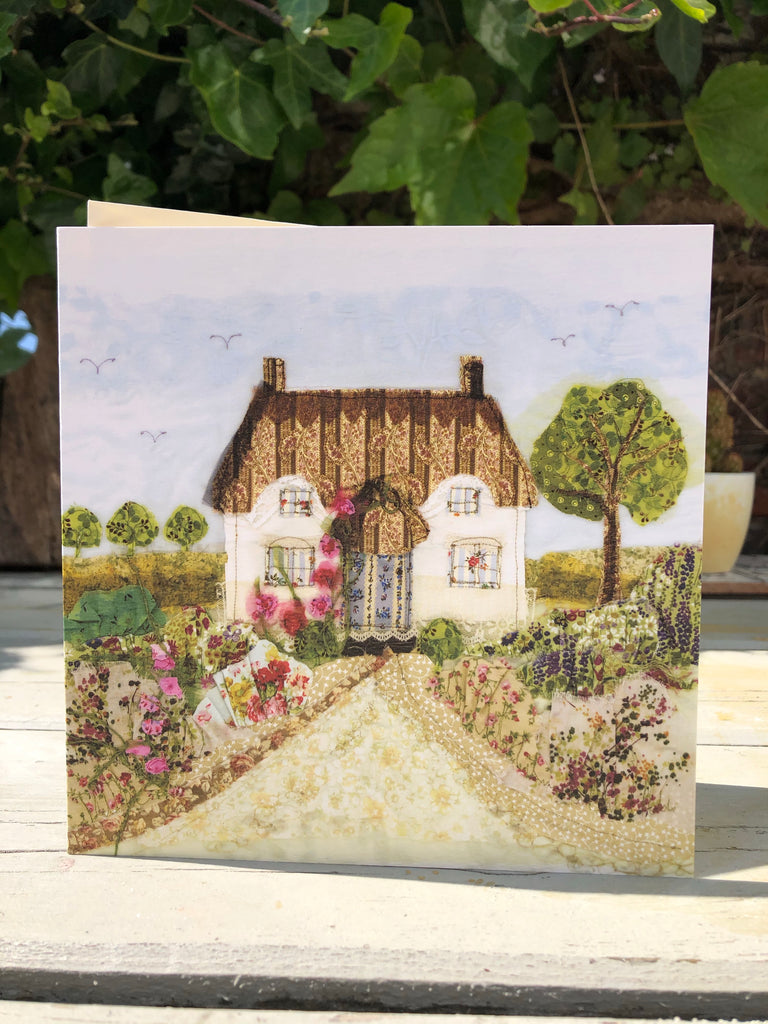 Country Cottage Greetings card