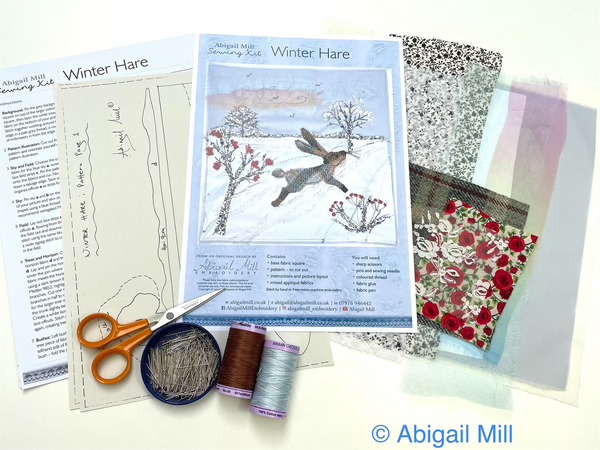 Winter Hare - Sewing Kit
