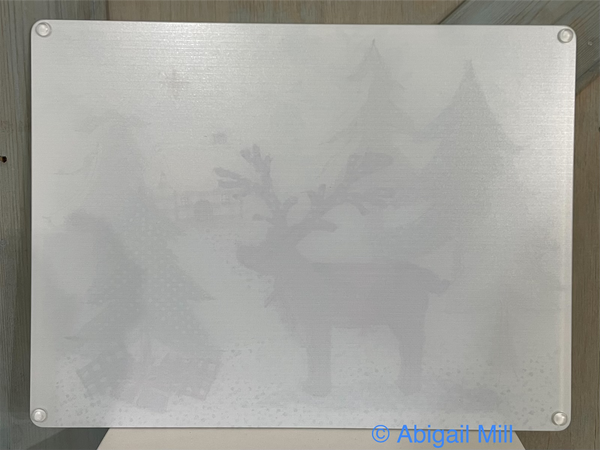 Nordic Reindeer Glass Worktop Surface Protector
