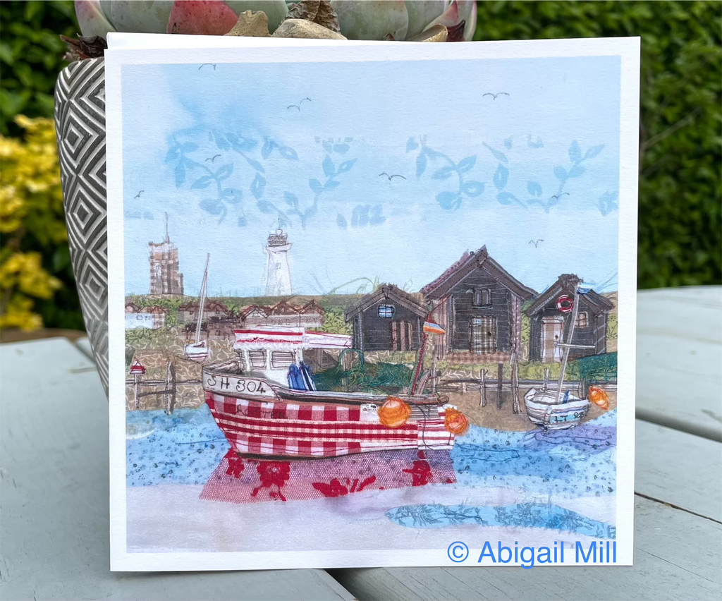 Crofter, Southwold Harbour Greetings card