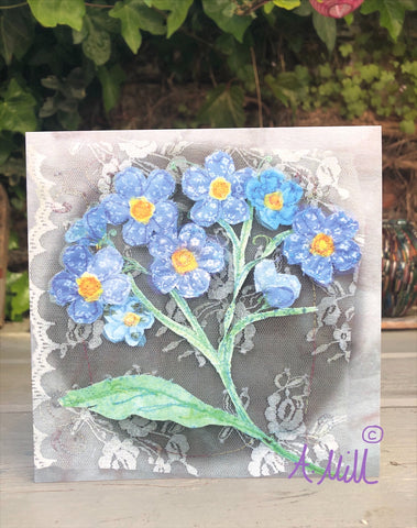 Forget- me- knot Greetings card