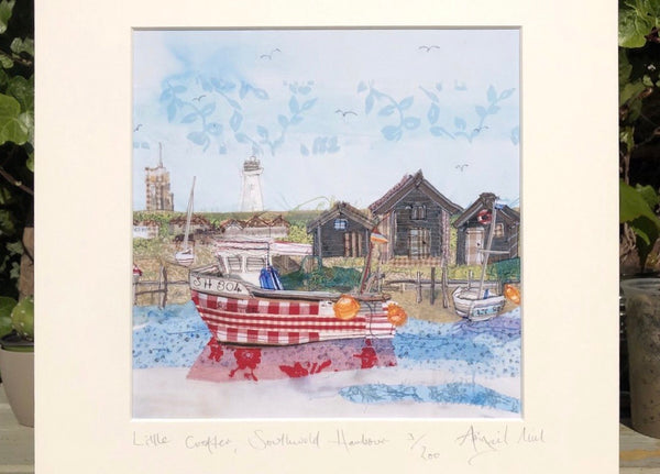 Crofter- Southwold Harbour, Giclee Print