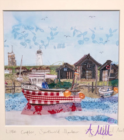 Crofter- Southwold Harbour, Giclee Print