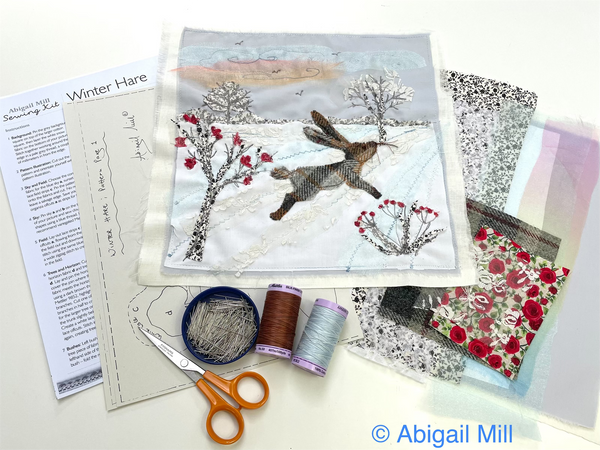 Winter Hare - Sewing Kit