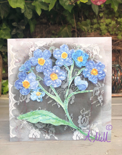 Floral Greetings Card x6 Pack